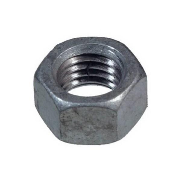 Hillman Hex Nut, 1/2"-13, Steel, Grade 2, Hot Dipped Galvanized 810512 - main